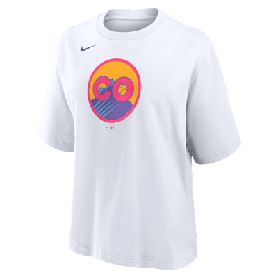 売れ筋商品|||ナイキ Tシャツ トップス レディース Men's White Colorado Rockies Mile High town T-shirt White Colorado Rockies Nike Mile High Hometown T-Shirt - White